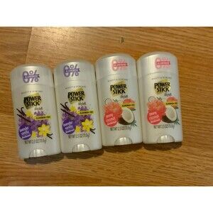 Bundle x4 Power Stick deodorant  Peony Coconut Lavender Vanilla